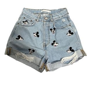 Zara x trafaluc denimwear short
